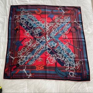 Hermes Brides et Gris-Gris silk scarf